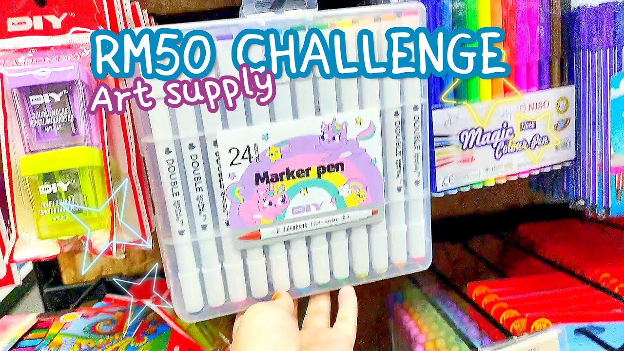 Beli art supply versi budget #mrdollarhaul