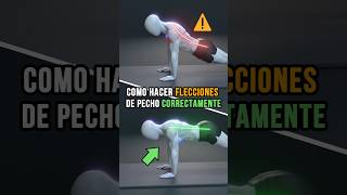 Guía rápida: ¿Cómo hacer flexiones de pecho correctamente? ⚠️Evita lesiones (push-ups)