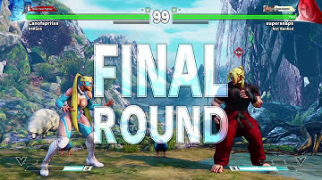 STREET FIGHTER V (BETA) first online match with Ken for the win!