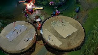 PLAYING ALISTAR USING BONGO DRUMS - Weird League of Legends