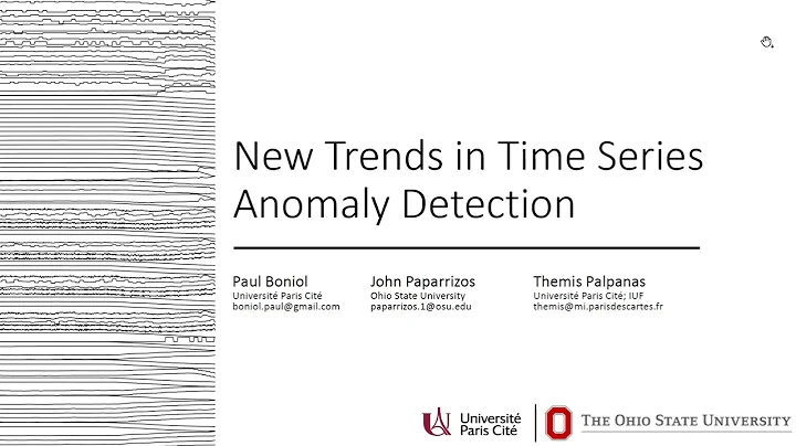 New Trends in Time Series Anomaly Detection