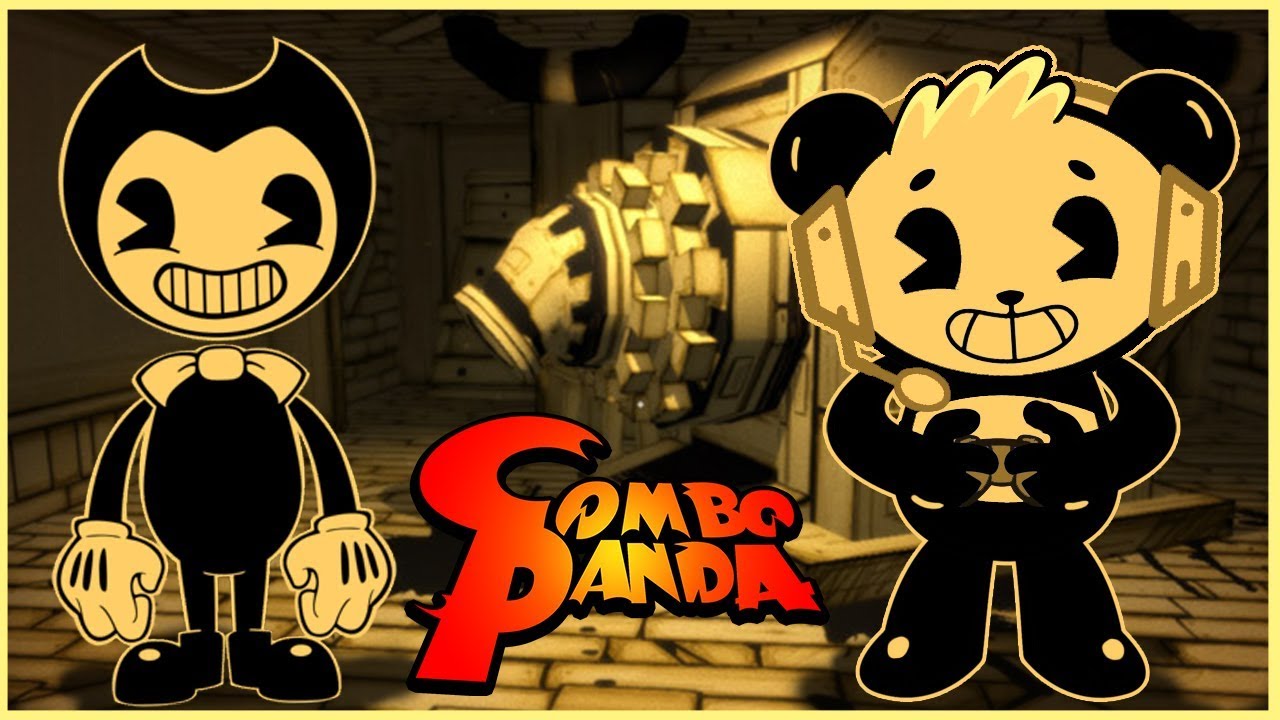 Halloween Special Bendy And The Ink Machine Steam Game Let S Play With Combo Panda Youtube - combo panda playing hello neighbor in roblox