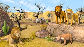 Lion Family Simulator Games|| Android Gameplay🐅 screenshot 5