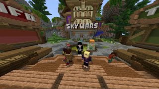 Just playing Skywars with my friend :D