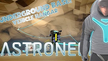 ASTRONEER EA - Underground Base Vehicle Hangar and Titanium mining | Gameplay part Let