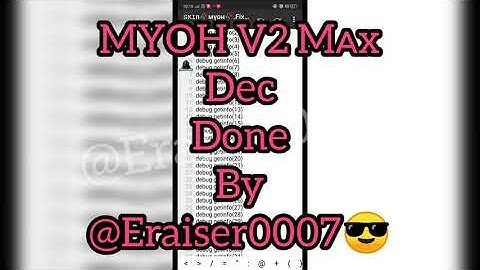 #MYOH V2 MAX ENC REMOVING BLOCKERS WITH LASM || TUTORIAL 36 || DEC BY @ERAISER0007 || @ERAISER