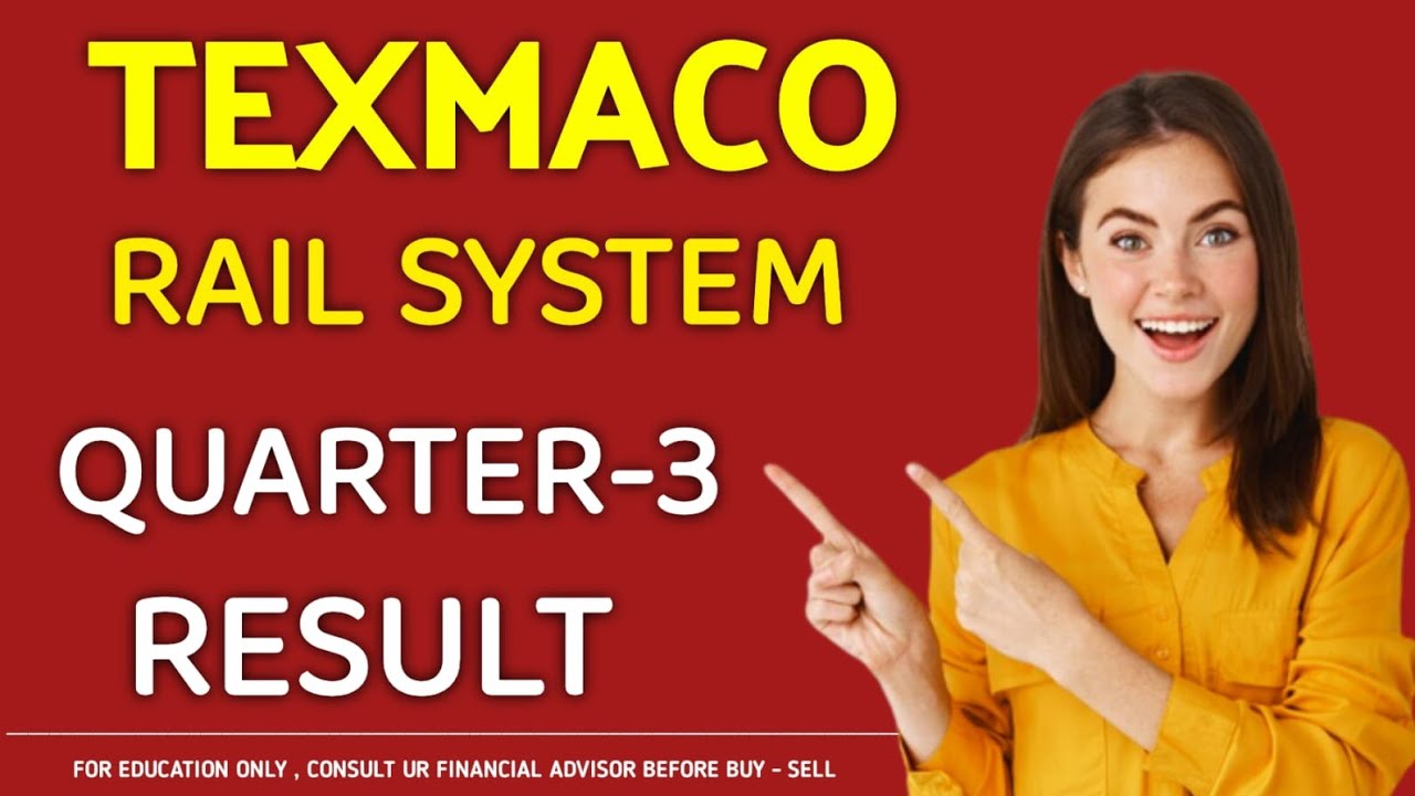 😁👌TEXMACO RAIL SYSTEMS Q3 RESULT 
