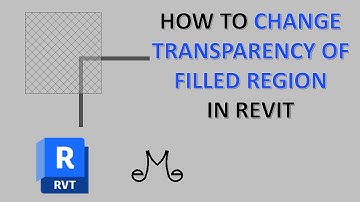 Revit Tutorial - How to change transparency of filled region