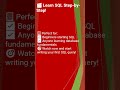 🎬 Learn SQL Step-by-Step!#Shorts