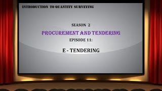 S02E11 E-Tendering