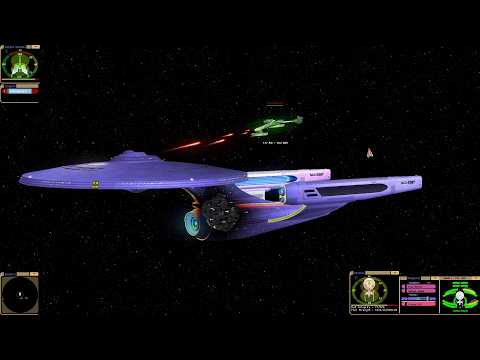 Warlock Class vs Romulan Stormbirds | KM | Star Trek Bridge