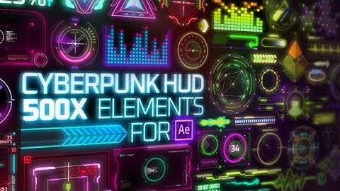 Cyberpunk HUD Elements for After Effects | videohive