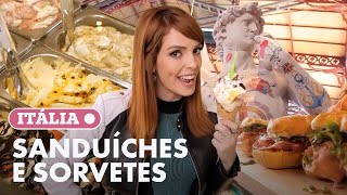 Gelato na Itália e muita comida nos mercados de Florença ?