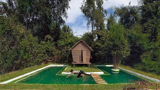 I Build Swimming Pool Around my Little Tiny House