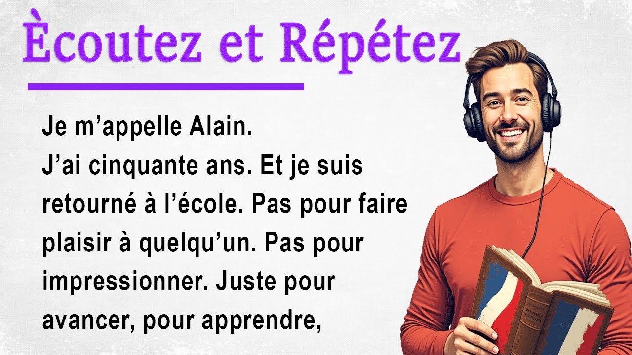 Улучшай французское произношение с лёгкой историей (A1-A2)