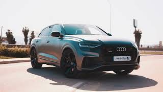 Audi SQ8 full wrapping en 3M 2080 Satin Metallic Dark Grey