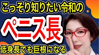 ペニ●のサイズ オレのは大きい？小さい？ ～日本人の平均～女医　富永喜代のセックスオンライン講座