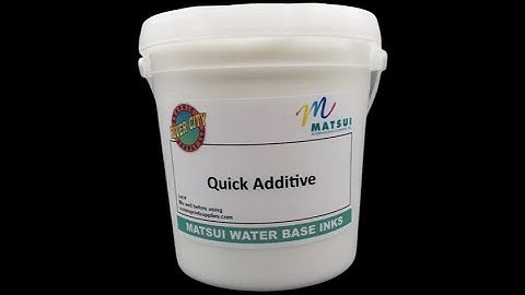 How To use Matsui Quick Additive