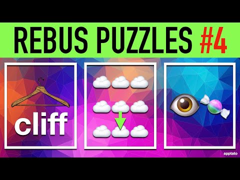 Rebus Puzzles with Answers #4 (20 Picture Brain Teasers)