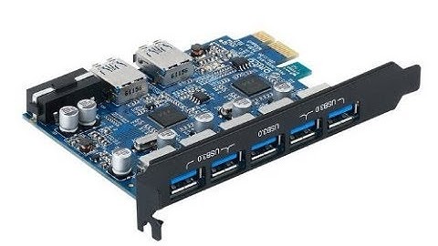 My ORICO PVU3-5O2U Superspeed 7 Port USB 3.0 HUB Host Controller PCI Express Card Adapter Review