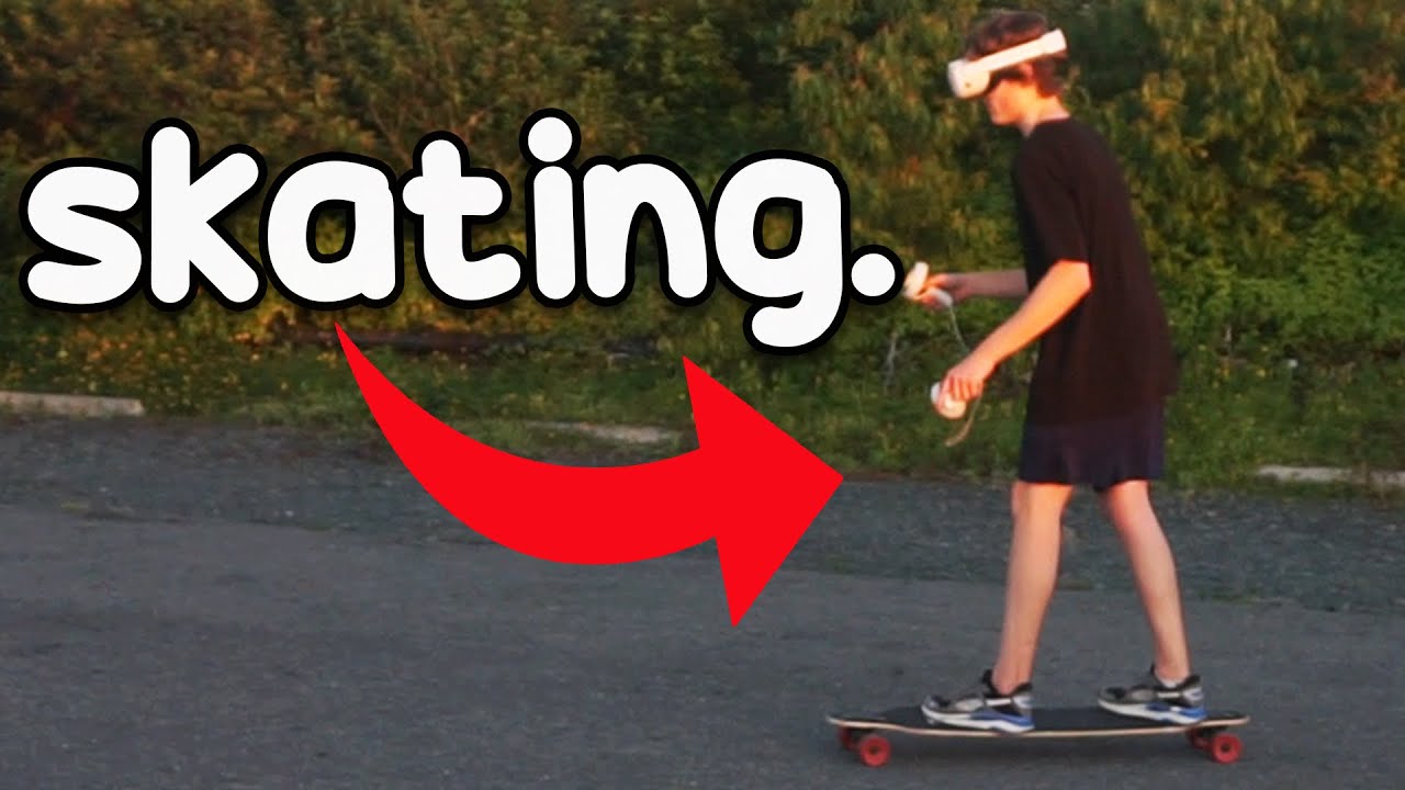 Riding a SKATEBOARD in Gorilla Tag VR