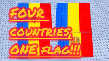 Lego flags transformation 3 by stop motion #lego #asmr #flag #stopmotion #games #art #animation