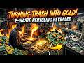 Inside a Massive Modern Factory Recycling Gold from Electronic Waste