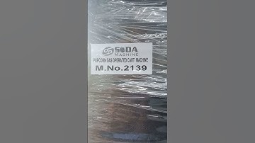 popcorn gas Cart machine dispach video serial number 2139