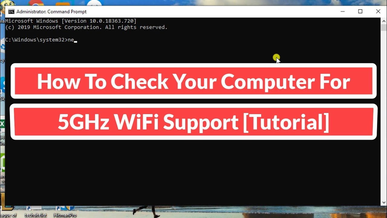 How To Check Your Computer For 5GHz WiFi Support [Tutorial] - YouTube