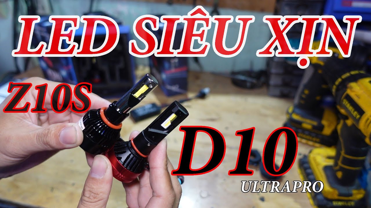 ĐÈN LED D10 SIÊU SÁNG CHUYÊN DÀNH CHO XE OTO @đèn xe... - youtube