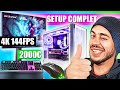 Setup gaming 4k complet 2000  config gamer  priphriques