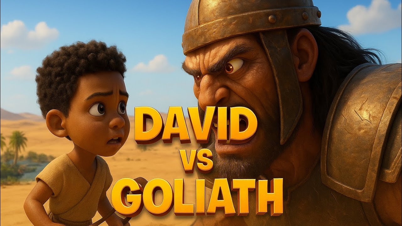 🎶Chant pour enfants - Le petit David courageux 🥁 Afrobeat Gospel Kids