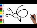 How to draw butterfly easy with number 6 and beautiful butterfly  how to draw butterfly easy way