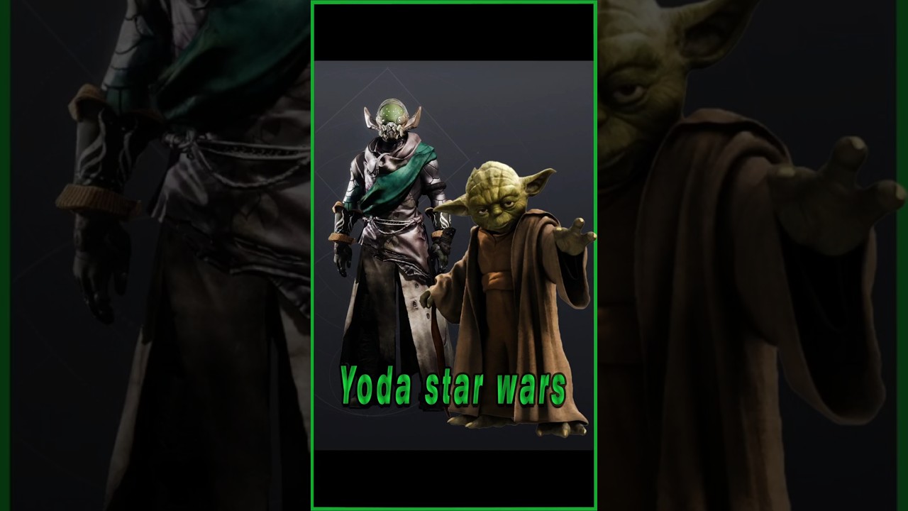 Destiny 2 Warlock Fashion Yoda Star Wars ! #destiny2 #starwars