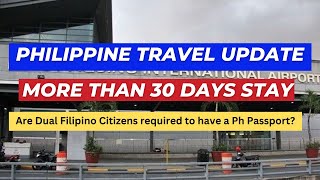 PH PASSPORT OR VISA: MUST HAVE TO STAY FOR MORE THAN 30 DAYS?   | 42 PH AIRPORTS ONE SECURITY CHECK