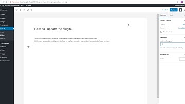 How To Add Faq Item For 