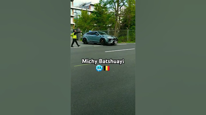 MICHY BATSHUAYI 🥶🇧🇪 with URUS✨🏎️.