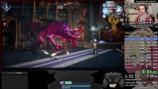 [Current WR] PB 35:09 | Temenos Single Story - Octopath Traveler II (PC, 60 FPS) speedrun