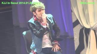 [Fancam] 20140126 KJJ in Seoul - J Party - 3 Q&A