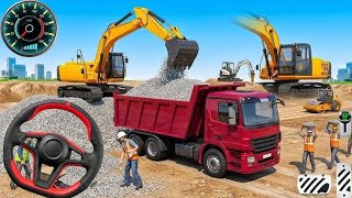 👷City Road Construction Simulator 3D 🚧 | Heavy Excavator & Truck - Android Gameplay screenshot 5