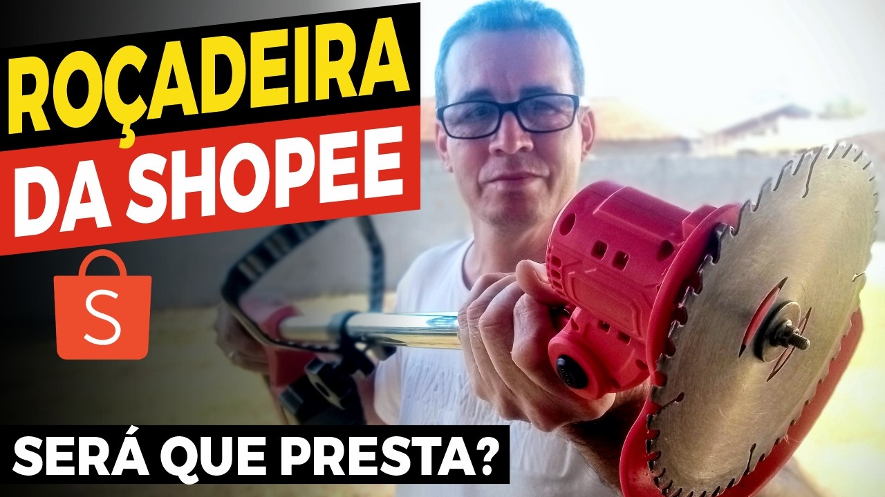 ROÇADEIRA ELÉTRICA mais BARATA da SHOPEE
