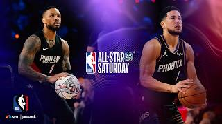 Damian Lillard, Devin Booker SHOW OUT in 3-Pt Contest thriller | NBA All-Star Weekend | NBA on NBC