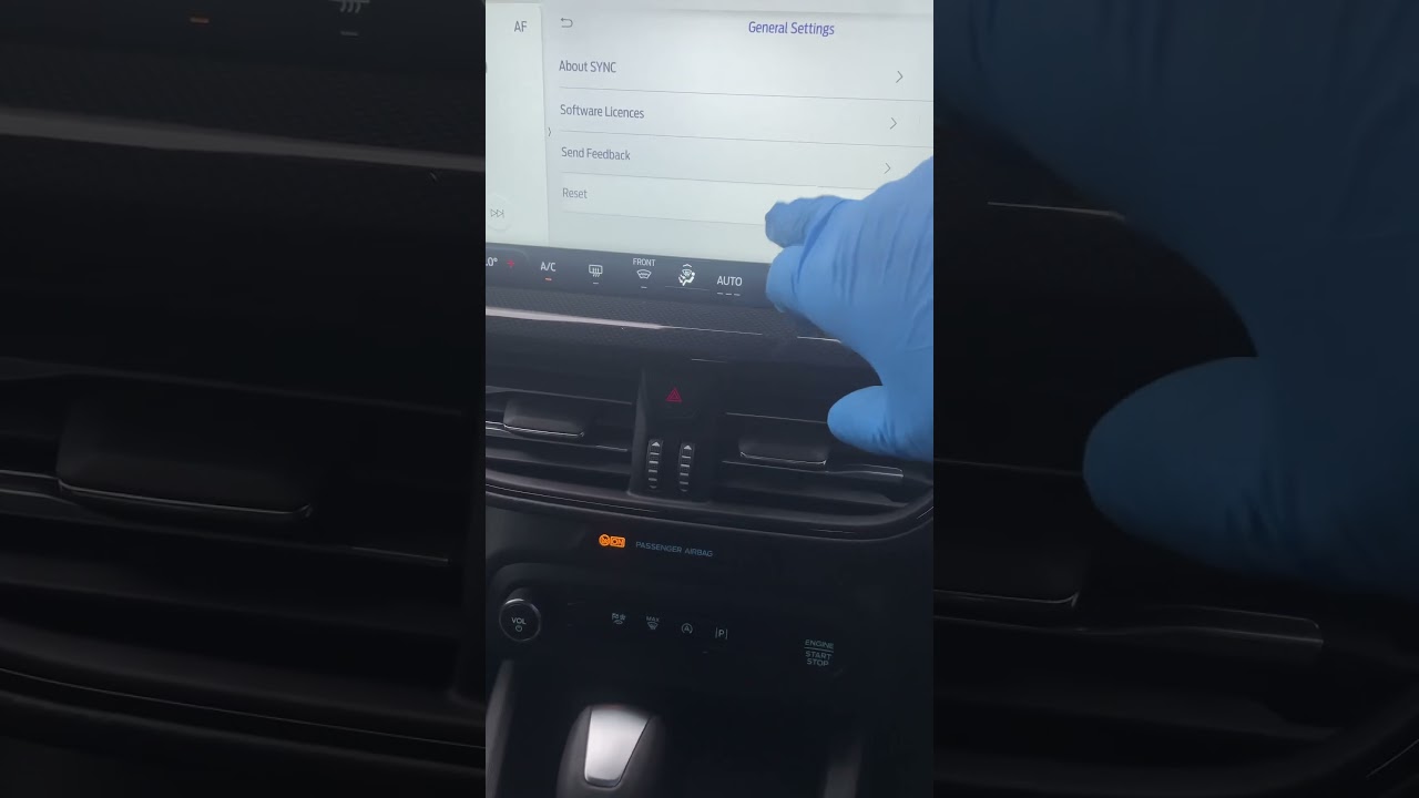 Ford Focus ST 2024 - How to factory reset