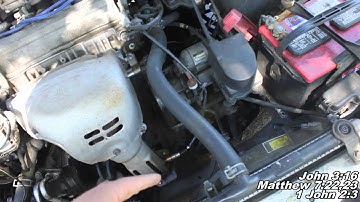 Oxygen Sensor O2 Sensor Remove Replace "How to" Toyota Camry