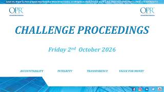 Information CP2026-24 LUTCHMEESINGH’S TRANSPORT CONTRACTORS LIMITED V RURAL DEVELOPMENT COMPANY OF T&T Update