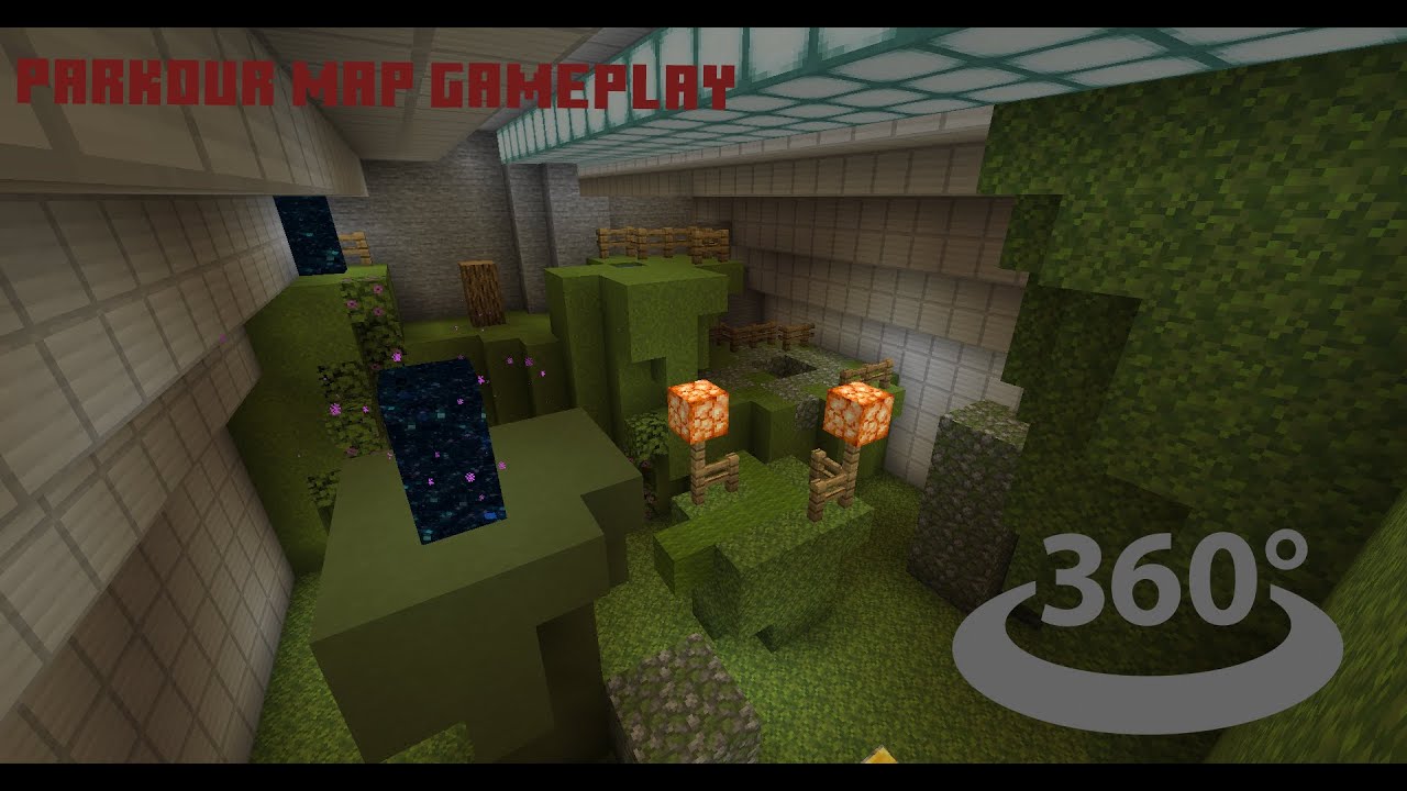 Minecraft Parkour Gameplay in 360 