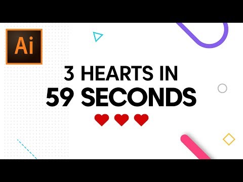 Fastest Way to Create Heart Shape In Adobe Illustrator
