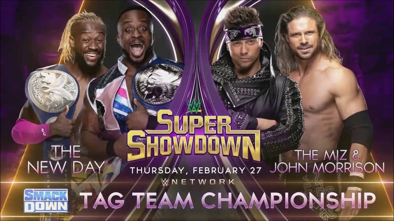 WWE Super ShowDown 2020: The New Day vs. The Miz & John Morrison