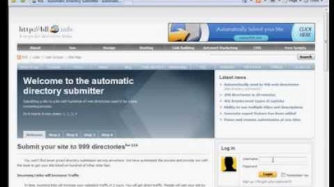 Automatic directory submitter