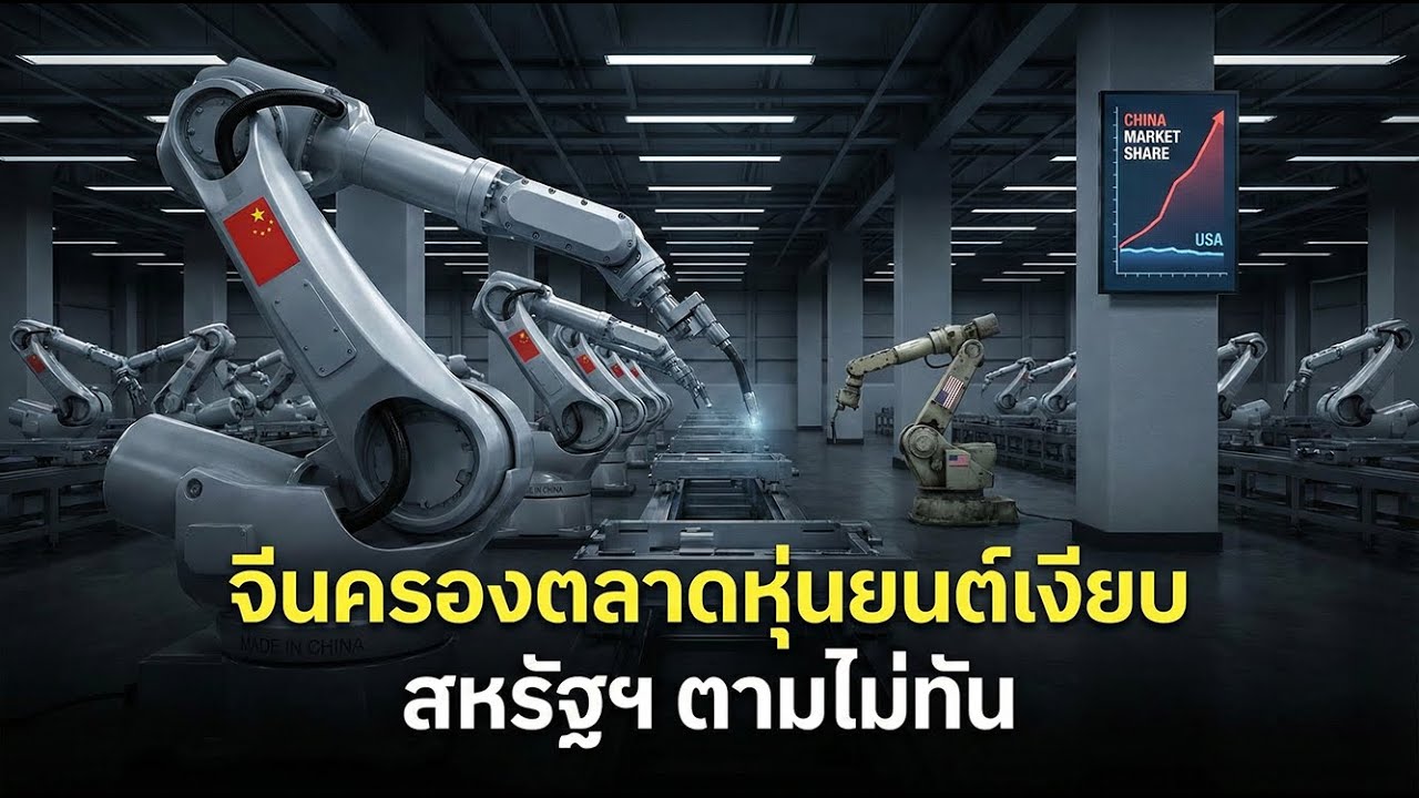 จีนครองตลาดหุ่นยนต์แบบเงียบๆ สหรัฐฯ ตามไม่ทันแล้วจริงหรือ? 